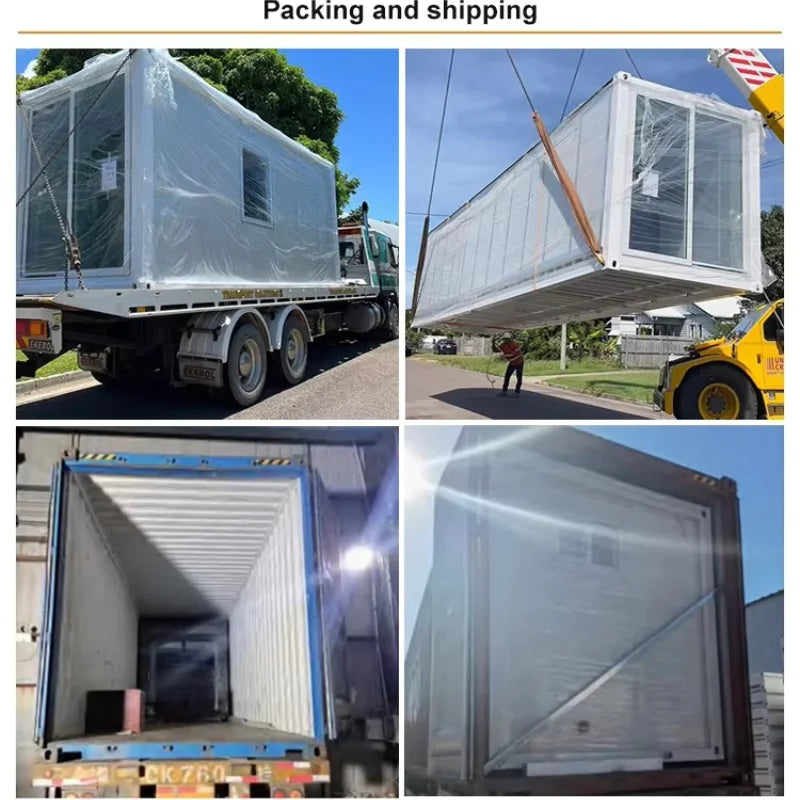 Faltbares Containerhaus mit Terrasse (CE)