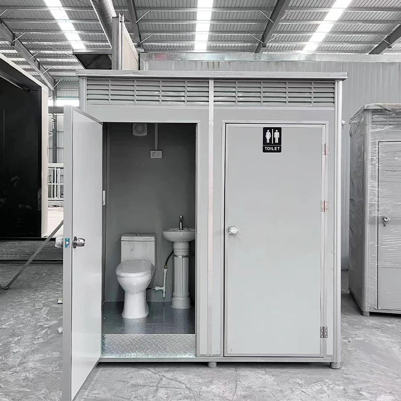 Mobiles WC-Container mit Wassertank