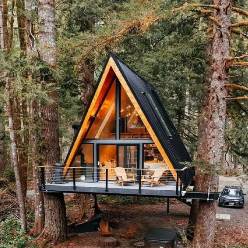 A-Frame Fertighaus – Stahl-Chalet (CE)