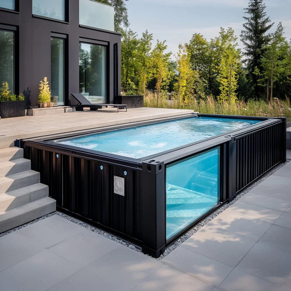 Container-Spa 40ft mit Glasfenster