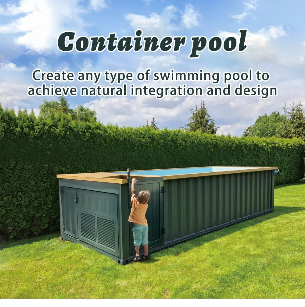 Eingelassener Containerpool