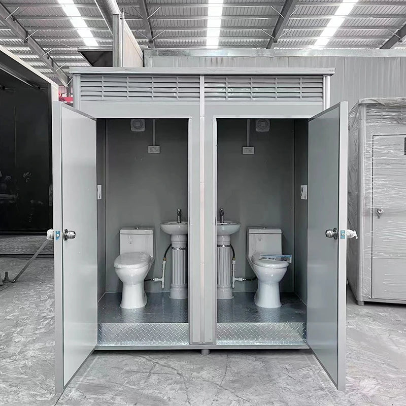 Mobiles WC-Container mit Wassertank