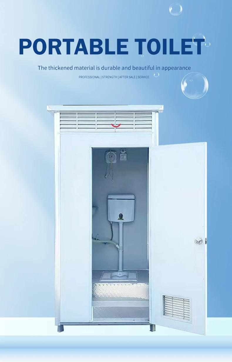 Mobiles WC-Container mit Wassertank