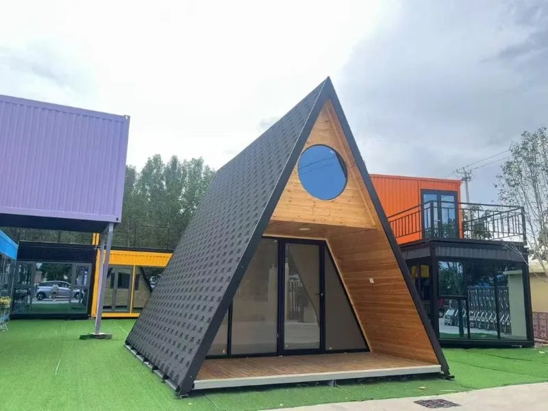 A-Frame Fertighaus – Stahl-Chalet (CE)