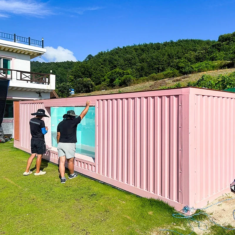 Container-Spa 40ft mit Glasfenster