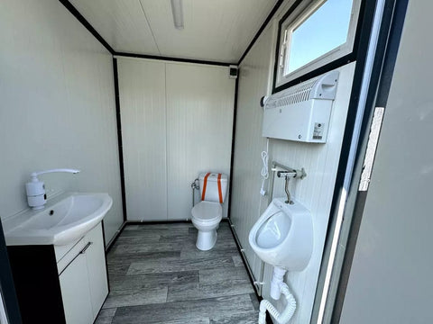 Sanitärcontainer, geruchsneutrale Doppelkabine