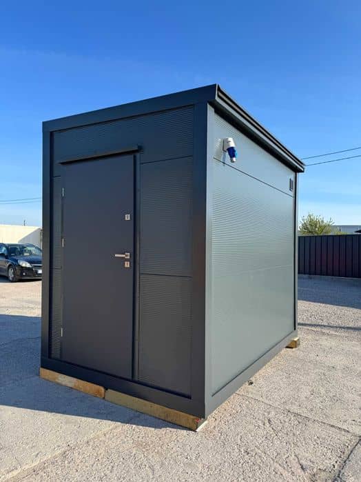 Moderner Container 3×2 m – Pförtner/Kiosk